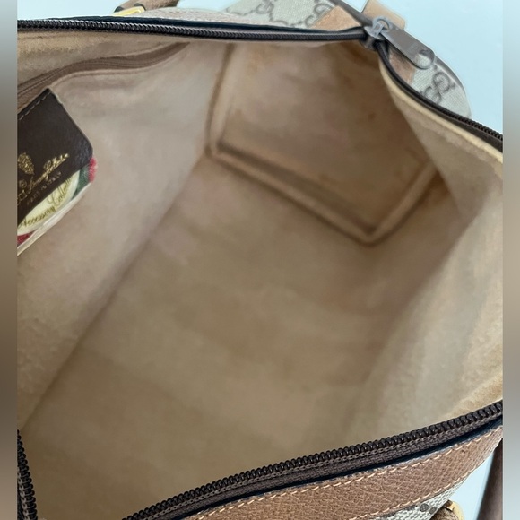 Gucci Sherry Line Boston Bag Old Version EUC Circa 1980’s Italy - Picture 16 of 17